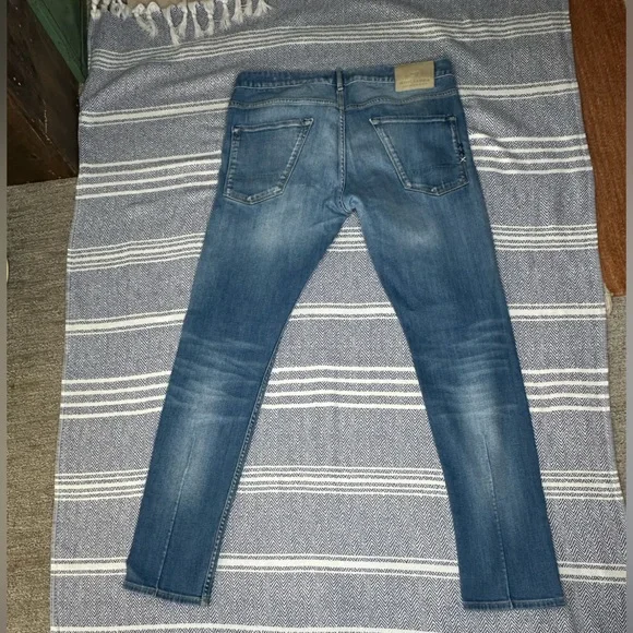 Scotch & Soda Blue Slim Men Jeans - Picture 2 of 8